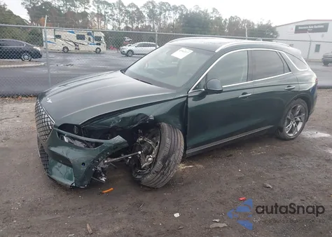 2024 Genesis Electrified Gv70 Advanced Awd из США, поврежденный, VIN 5NMMCET17RH003565